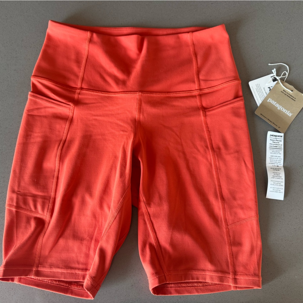 Patagonia Maipo Spandex Shorts - pimento red 8”